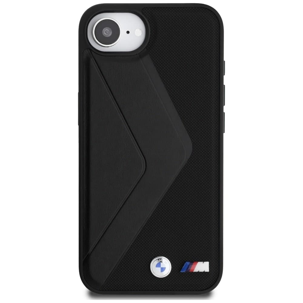 Case BMW Oversized Stripes MagSafe for  iPhone 16e black 3