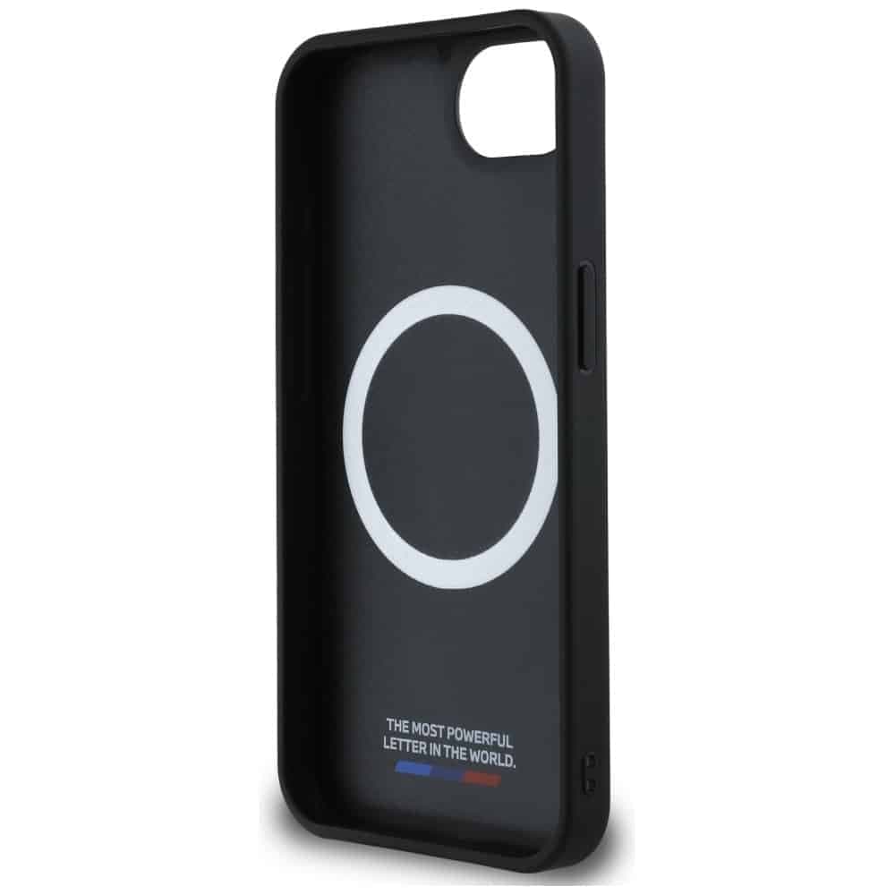 Case BMW Oversized Stripes MagSafe for  iPhone 16e black 7