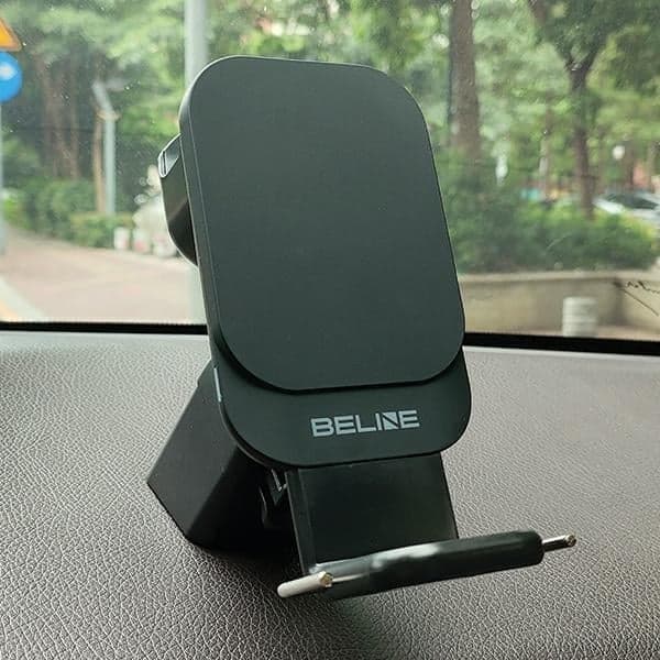Beline βάση αυτοκινήτου με επαγωγική φόρτιση BLNWCH01 3σε1 Smartphone/iWatch/Airpods Μαύρο 10