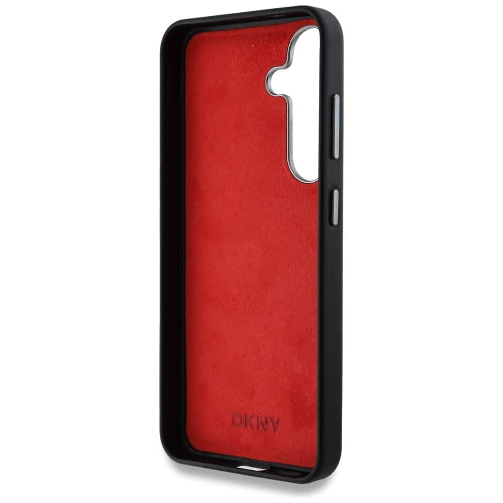 DKNY Leather Heart of NY Case - θήκη για Samsung Galaxy S25 - Μαύρο 7