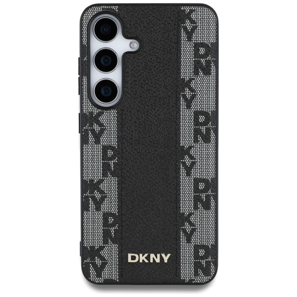 DKNY Checkered Pattern Magsafe - θήκη για Samsung Galaxy S25 - Μαύρο 3