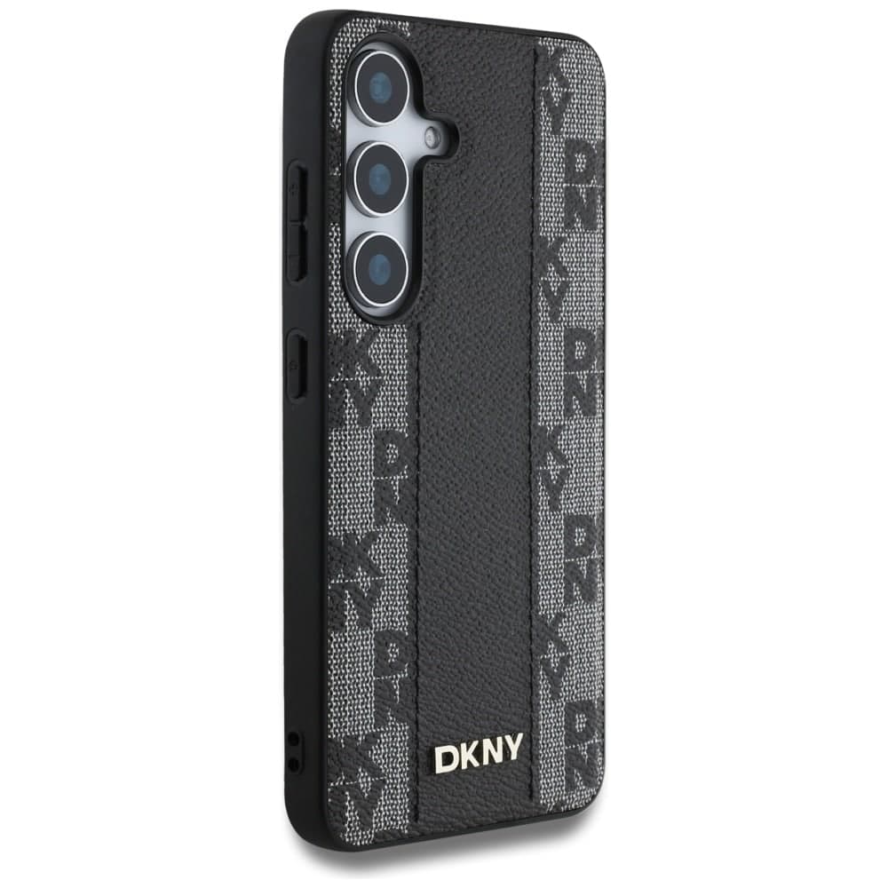DKNY Checkered Pattern Magsafe - θήκη για Samsung Galaxy S25 - Μαύρο 4