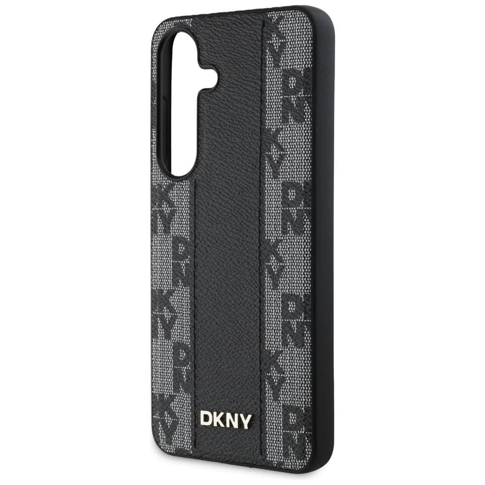 DKNY Checkered Pattern Magsafe - θήκη για Samsung Galaxy S25 - Μαύρο 6