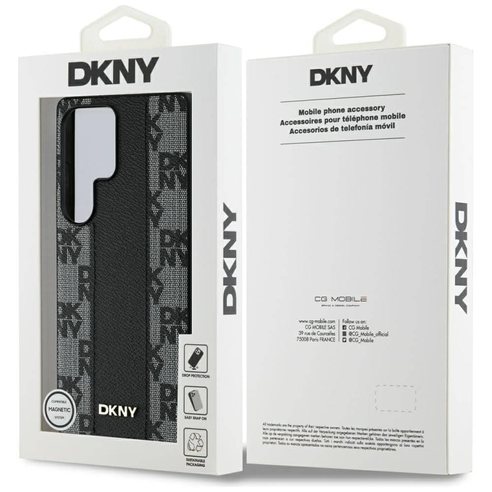 DKNY Checkered Pattern Magsafe - θήκη για Samsung Galaxy S25 Ultra - Μαύρο 8