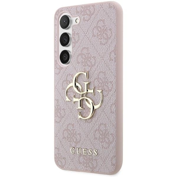 Guess Big Metal Logo - θήκη για Samsung Galaxy S23 - Ροζ 2