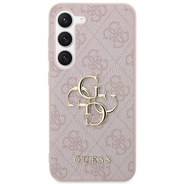 Guess Big Metal Logo - θήκη για Samsung Galaxy S23 - Ροζ 3