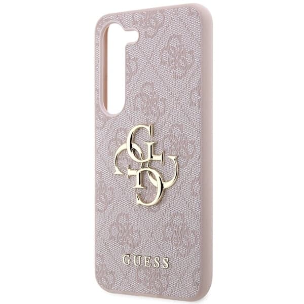 Guess Big Metal Logo - θήκη για Samsung Galaxy S23 - Ροζ 6