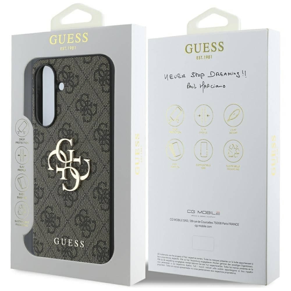 Guess 4G Big Logo - θήκη για Samsung Galaxy A56 - Καφέ 7