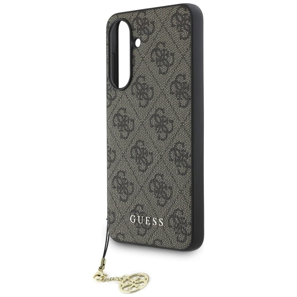 Guess 4G Charms Collection - θήκη για Samsung Galaxy A56 - Καφέ 5