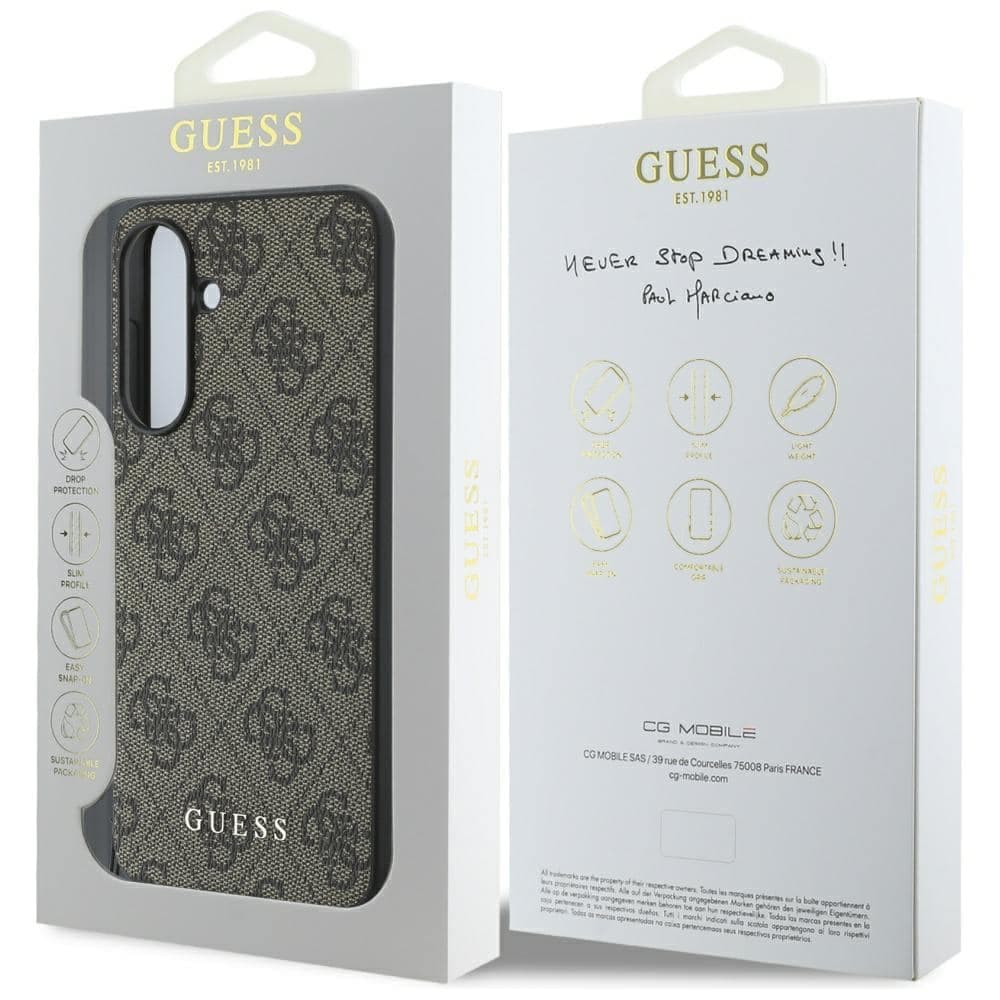 Guess 4G Charms Collection - θήκη για Samsung Galaxy A56 - Καφέ 7