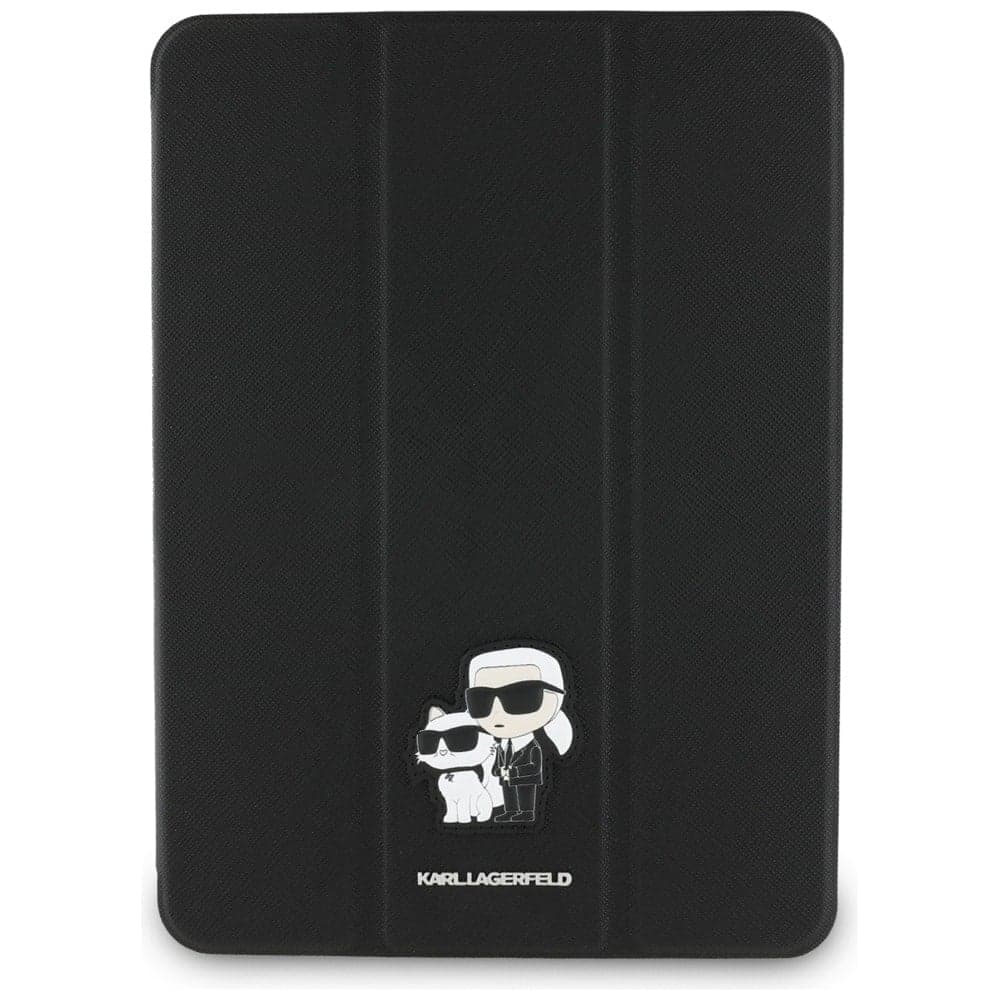 Karl Lagerfeld KLFC11PM24SAKCK iPad Pro  11" 2024 Book Cover μαύρο/black Saffiano Magnetic Karl &Choupette 2