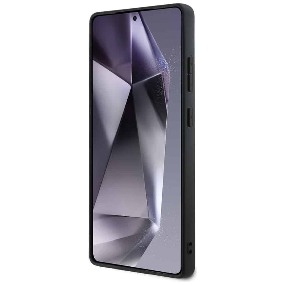 Mercedes Leather Debossed Lines - θήκη για Samsung Galaxy S25 Ultra - Μπλε 5