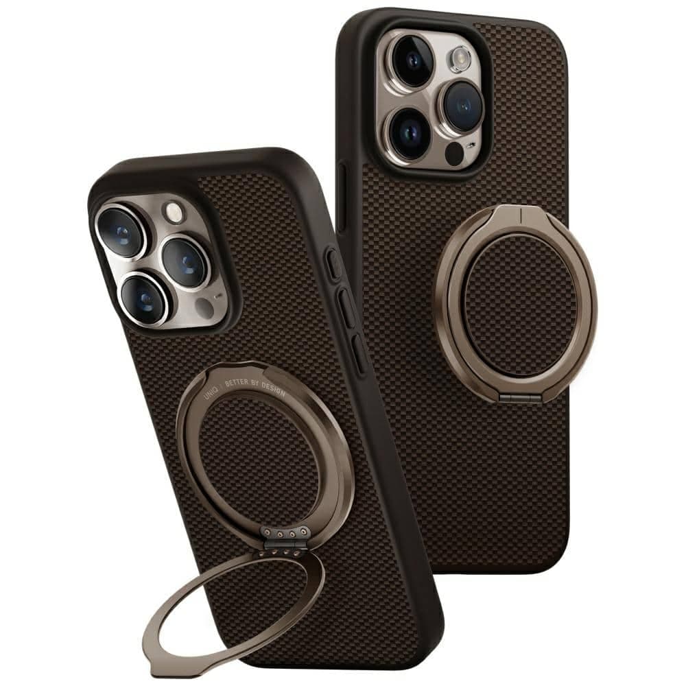 UNIQ Keva Air Magclick Charging GripFit - θήκη για Apple iPhone 16 Pro - Καφέ