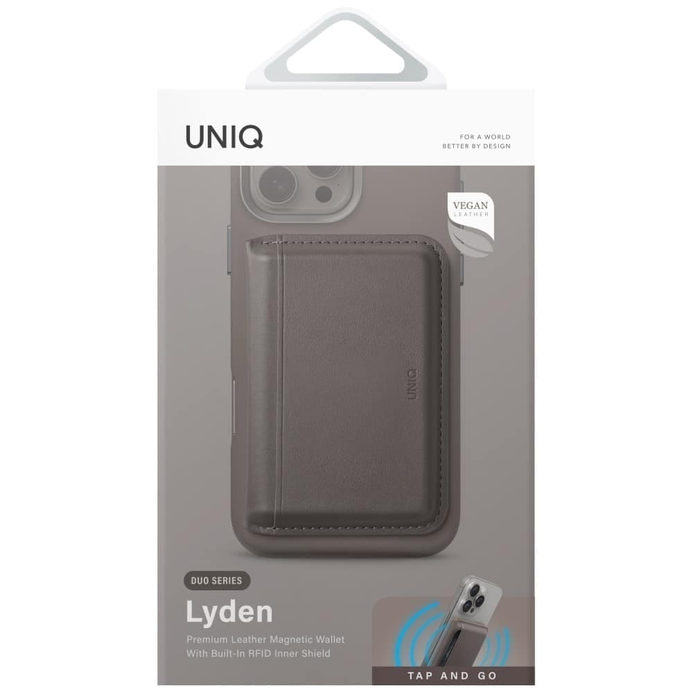Magnetic RFID wallet UNIQ Lyden DS stand phone gray 4