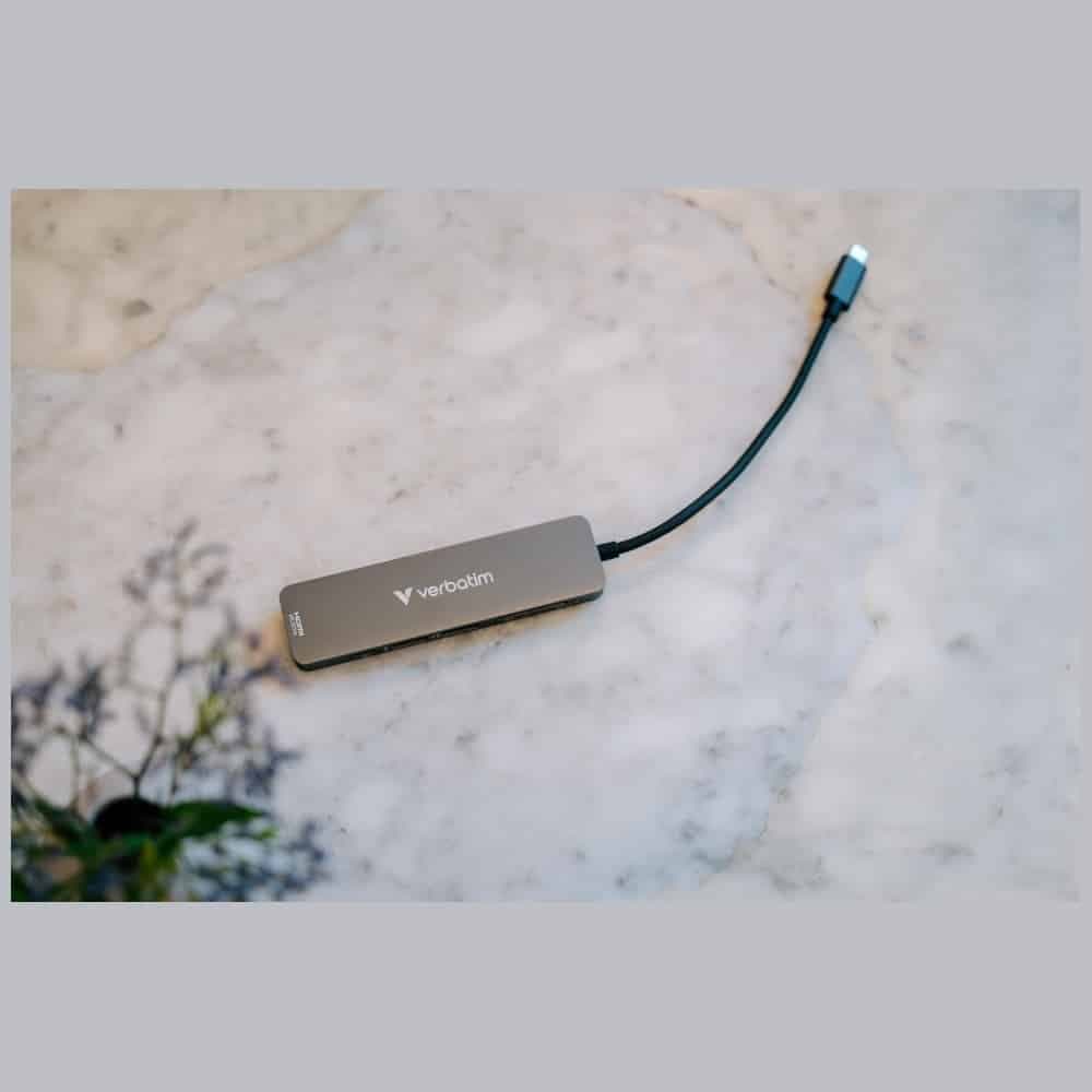 Hub Verbatim USB-C/HDMI/USB-A 3.2/USB-A 2.0/SD/microSD αλουμινίου 32156 10