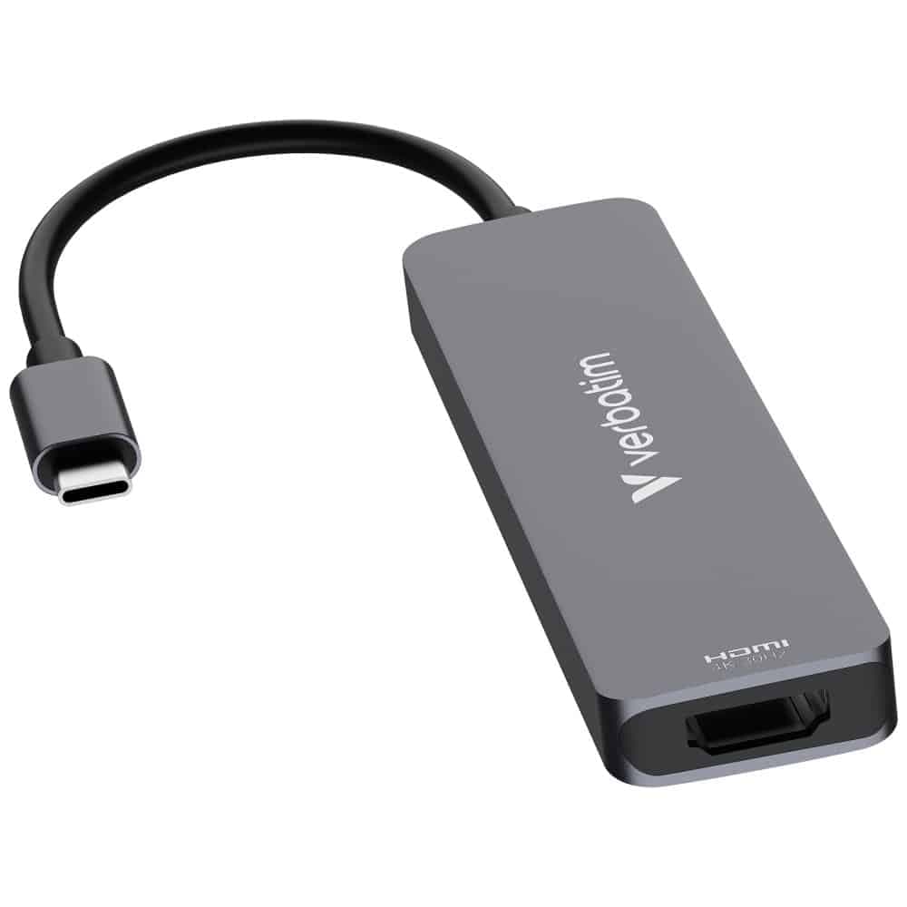 Hub Verbatim USB-C/HDMI/USB-A 3.2/USB-A 2.0/SD/microSD αλουμινίου 32156 3