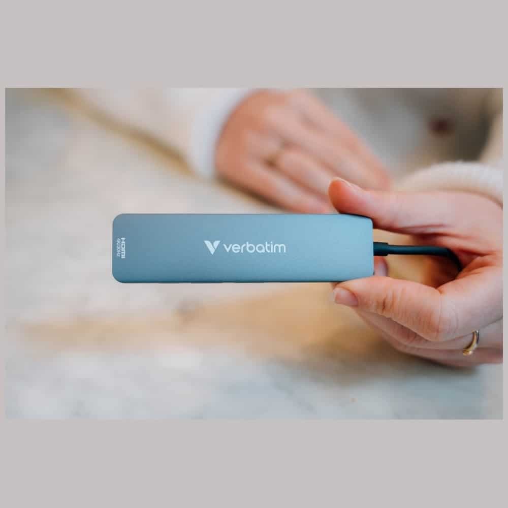 Hub Verbatim HDMI/USB-C 3.2/USB-C/2xUSB-A 3.2/SD/microSD αλουμινίου 32158 10
