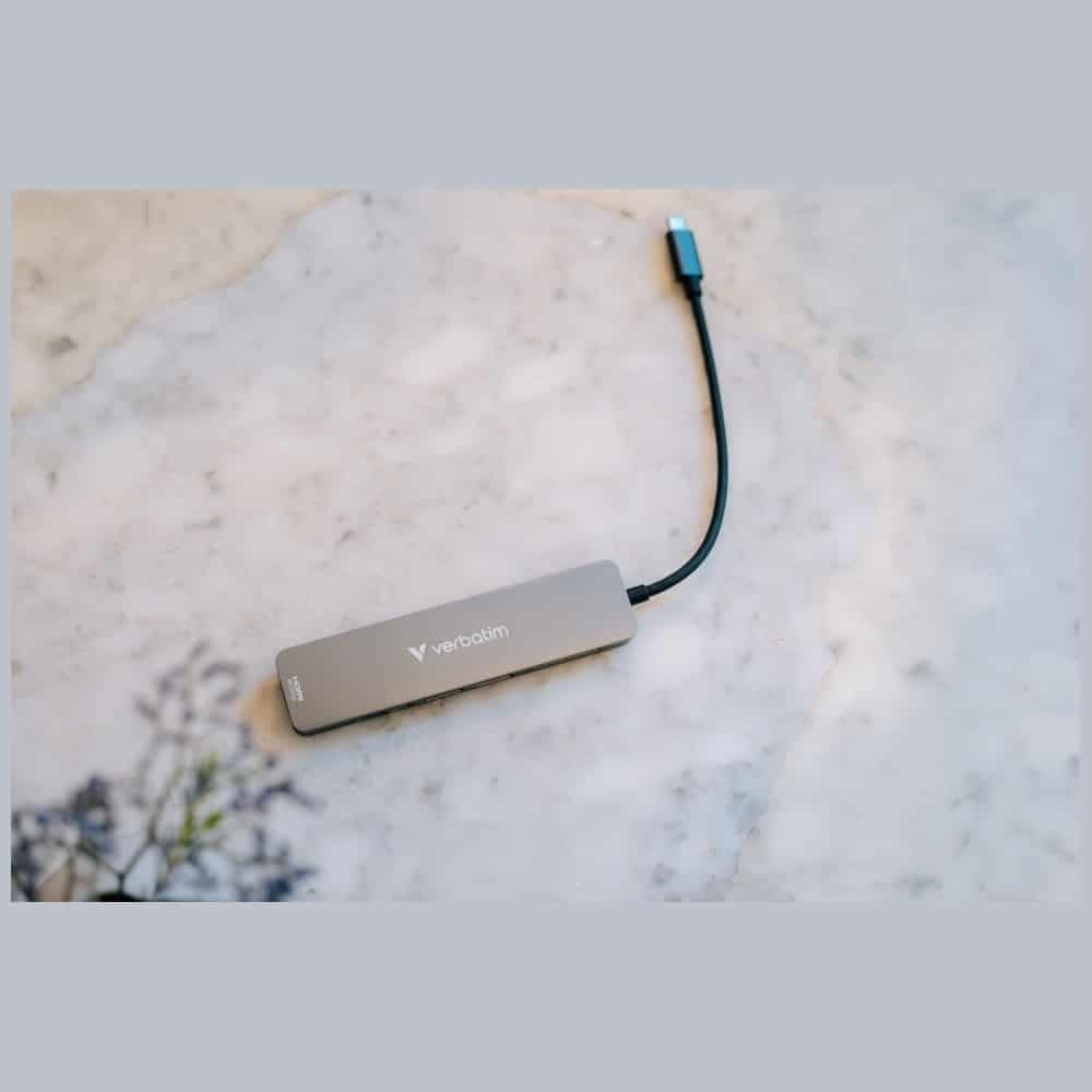 Hub Verbatim HDMI/USB-C 3.2/USB-C/2xUSB-A 3.2/SD/microSD αλουμινίου 32158 14