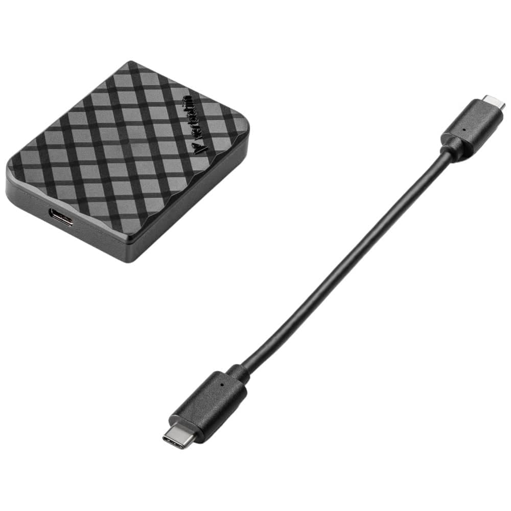 Εξωτερικός Δίσκος Verbatim Store n Go Mini Diamond USB-C SSD 2TB Μαύρο 32026 6