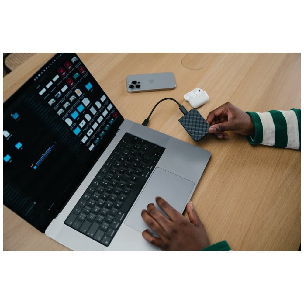 Εξωτερικός Δίσκος Verbatim Store n Go Mini Diamond USB-C SSD 2TB Μαύρο 32026 7