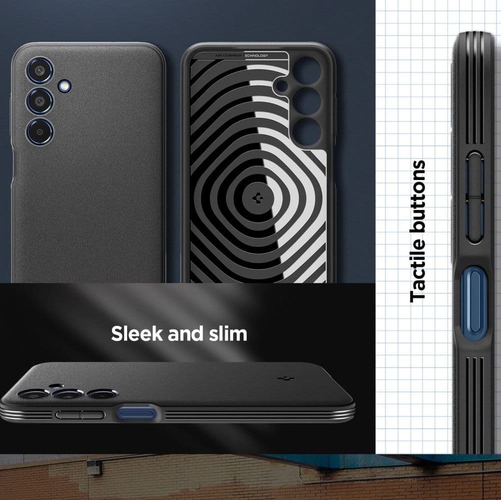Spigen Essential Sandblast Galaxy M35 5g Ματ Μαυρο 10