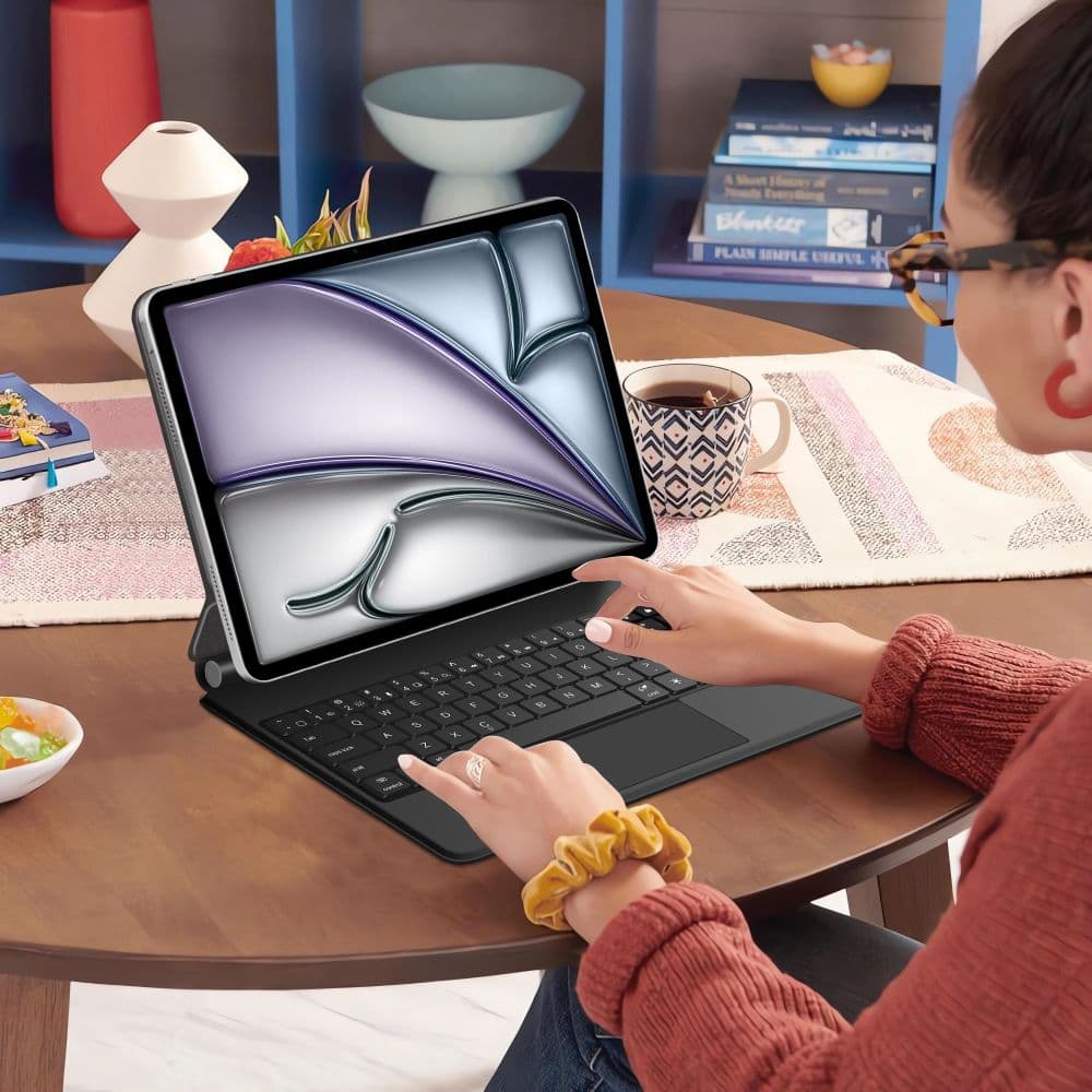 Tech-Protect Μαγνητικη Θηκη Smart Case + Πληκτρολογιο iPad Pro 12.9” 4 / 5 / 6 / 2020-2022 / Air 13” 1 / 2 / 2024-2025 Μαυρο 10