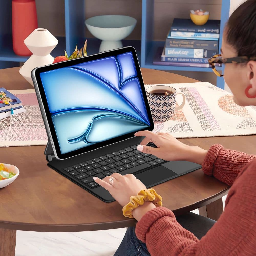Tech-Protect Μαγνητικη Θηκη Smart Case + Πληκτρολογιο Για iPad Air 10.9” 4 / 5 / 2020-2022 / 11” 6 / 7 / 2024-2025 Μαυρη 10