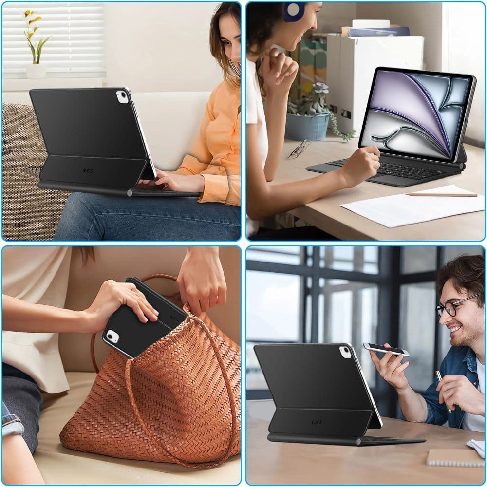 Tech-Protect Μαγνητικη Θηκη Smart Case + Πληκτρολογιο iPad Pro 12.9” 4 / 5 / 6 / 2020-2022 / Air 13” 1 / 2 / 2024-2025 Μαυρο 11