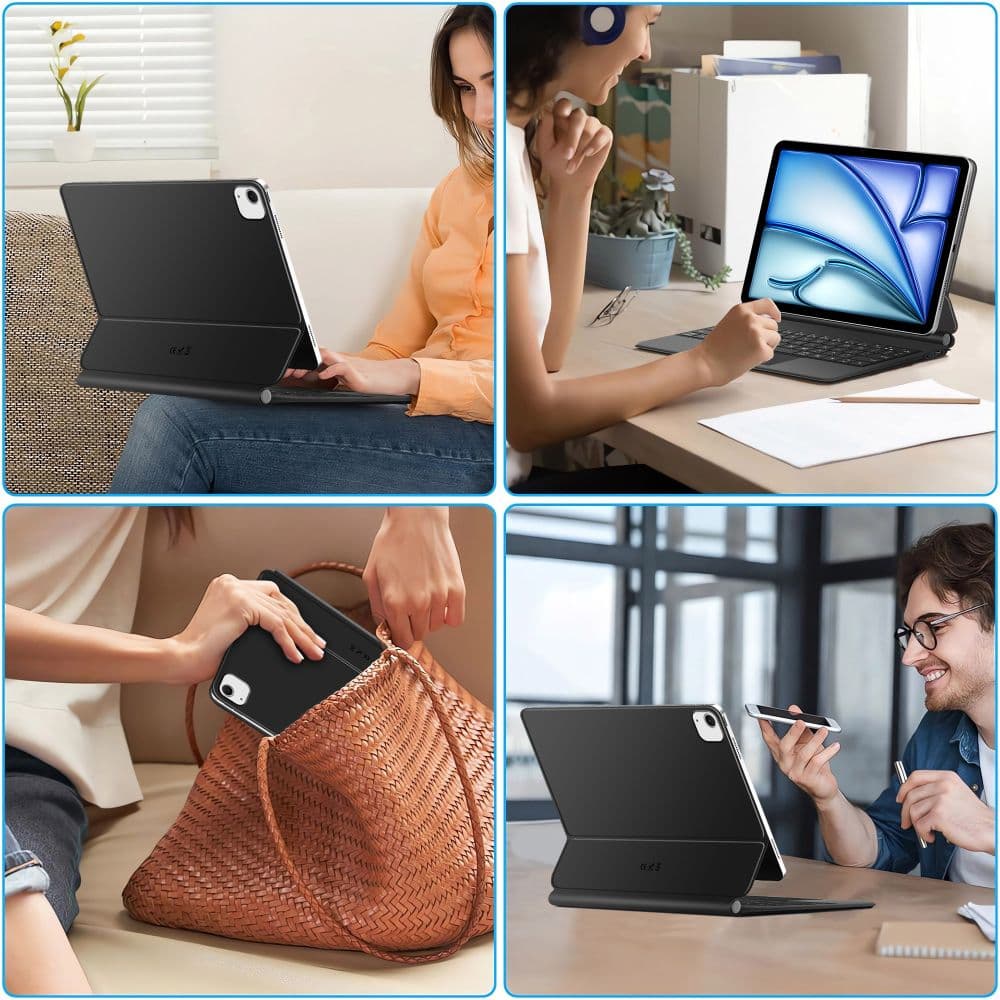 Tech-Protect Μαγνητικη Θηκη Smart Case + Πληκτρολογιο Για iPad Air 10.9” 4 / 5 / 2020-2022 / 11” 6 / 7 / 2024-2025 Μαυρη 11