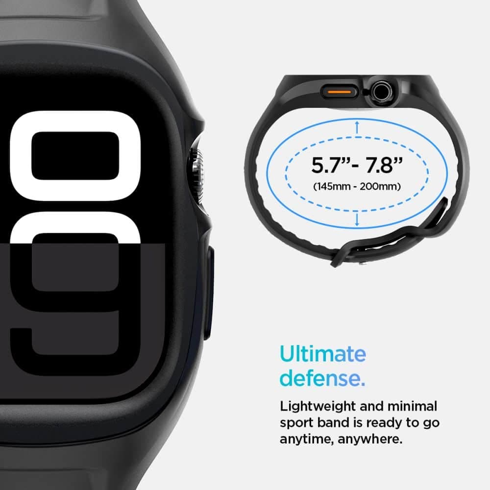 Spigen Liquid Air - Apple Watch 10 - Μαύρο 13