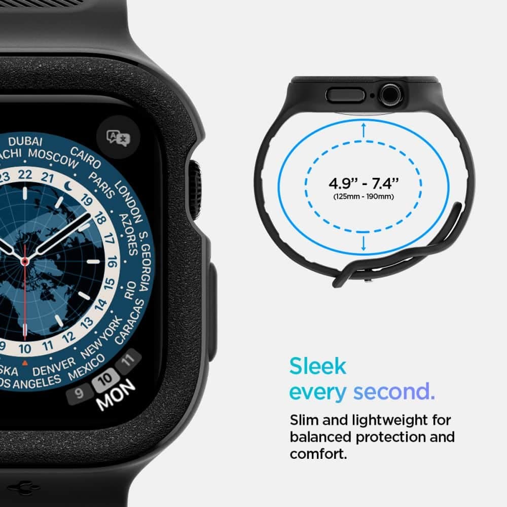 Spigen Vault Pro Apple Watch 10 (42 Mm) Ματ Μαυρο 14