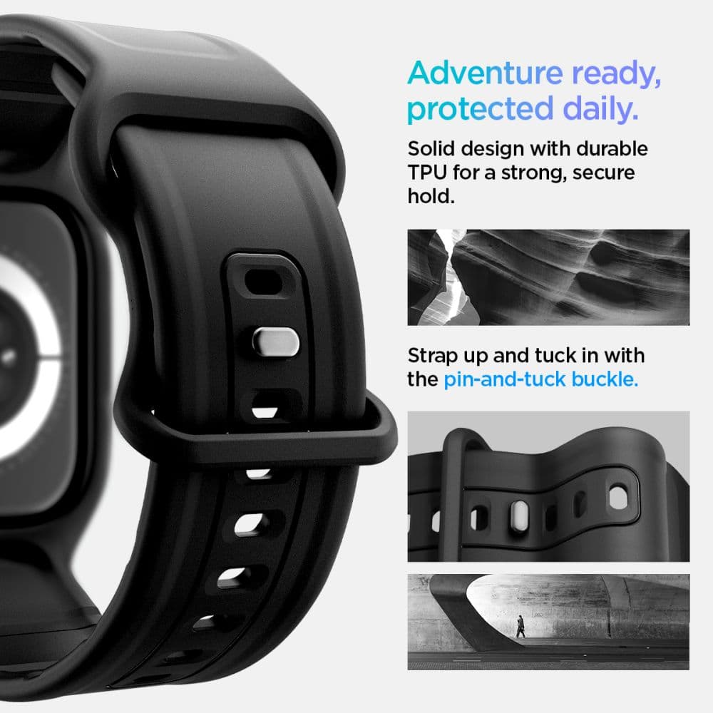 Spigen Vault Pro Apple Watch 10 (42 Mm) Ματ Μαυρο 16