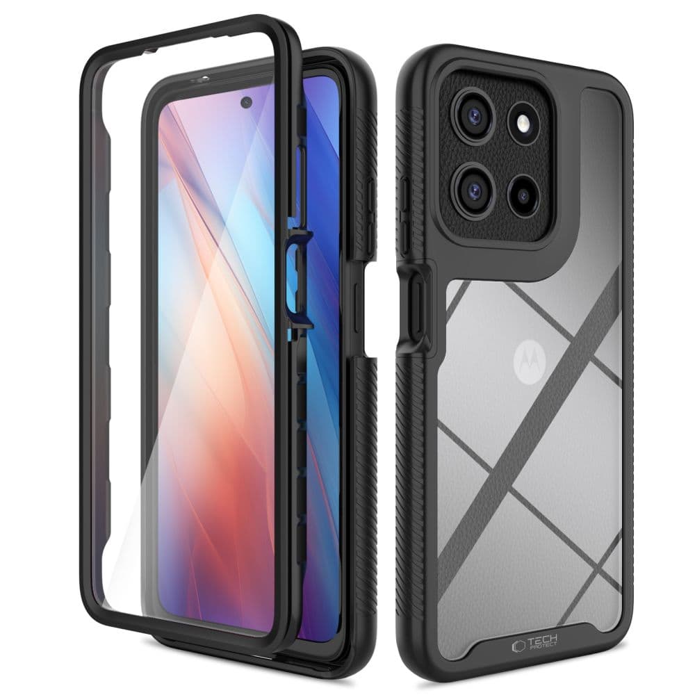 TECH-PROTECT DEFENSE - θήκη για Motorola Moto G15 / Power G05 E15 - Μαύρο