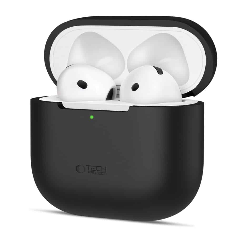 TECH-PROTECT AIRPODS ΣΙΛΙΚΟΝΗΣ APPLE 4 ΜΑΥΡΑ
