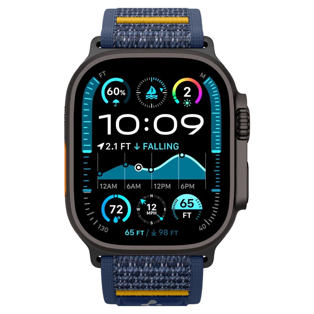 Spigen Athlex Air Apple Watch 6 / 7 / 8 / 9 / 10 / Se / Ultra 1 / 2 (44 / 45 / 46 / 49 Mm) Active Navy 2