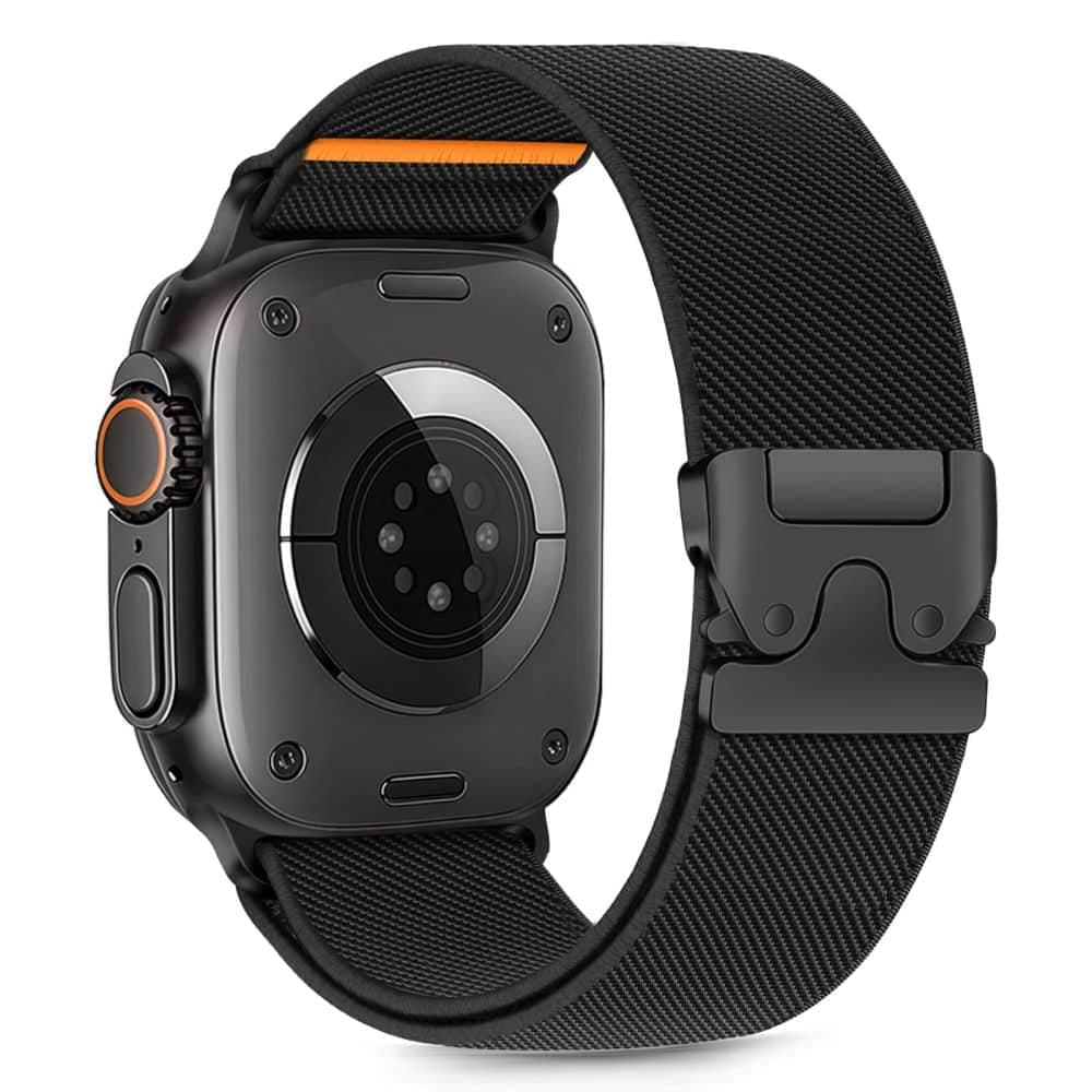 TECH-PROTECT NYLON CLASP - θήκη για Apple Watch 6 / 7 8 9 10 SE Ultra 1 2 - Μαύρο