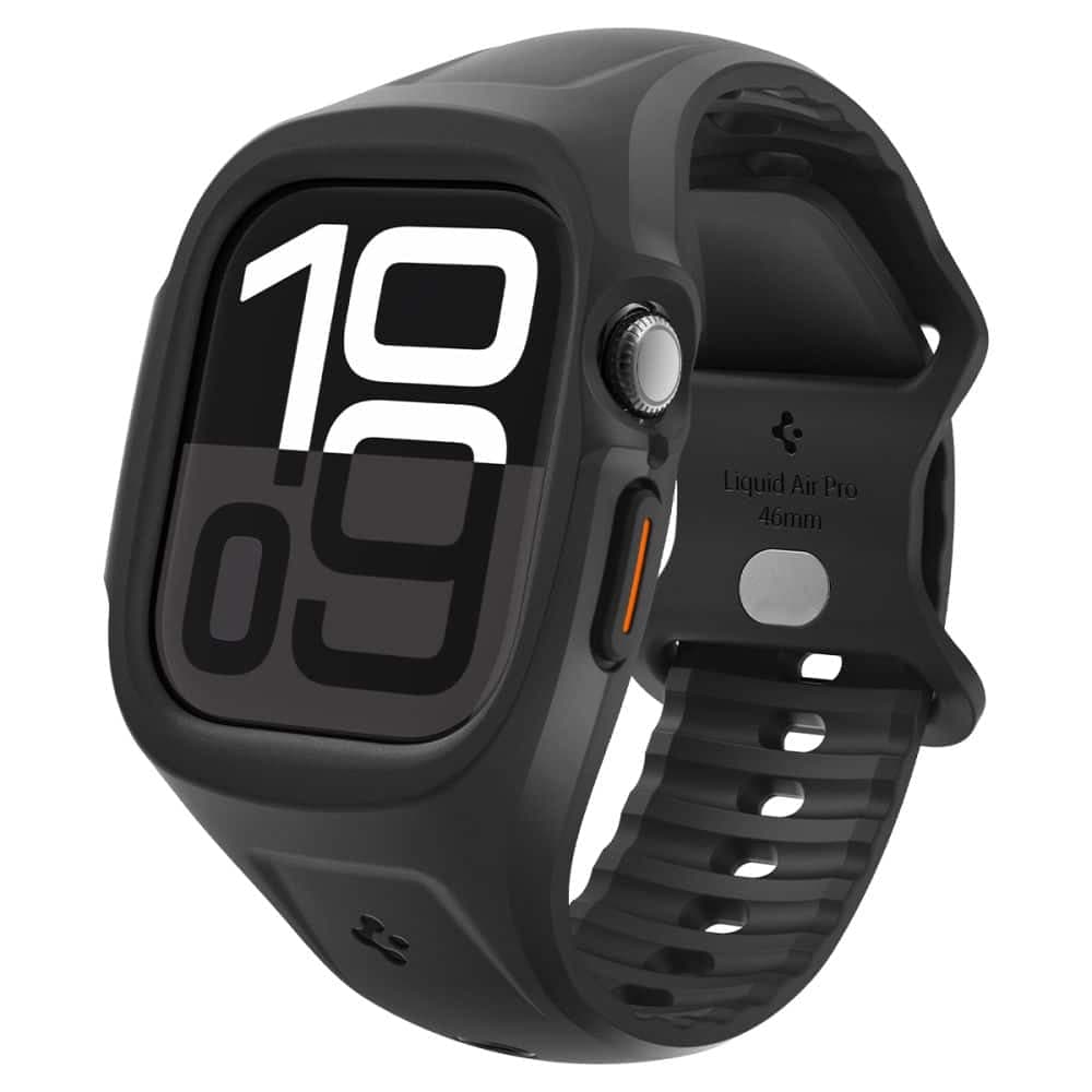 Spigen Liquid Air - Apple Watch 10 - Μαύρο