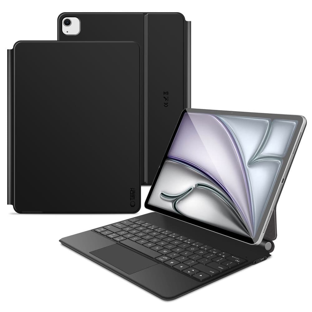 Tech-Protect Μαγνητικη Θηκη Smart Case + Πληκτρολογιο iPad Pro 12.9” 4 / 5 / 6 / 2020-2022 / Air 13” 1 / 2 / 2024-2025 Μαυρο