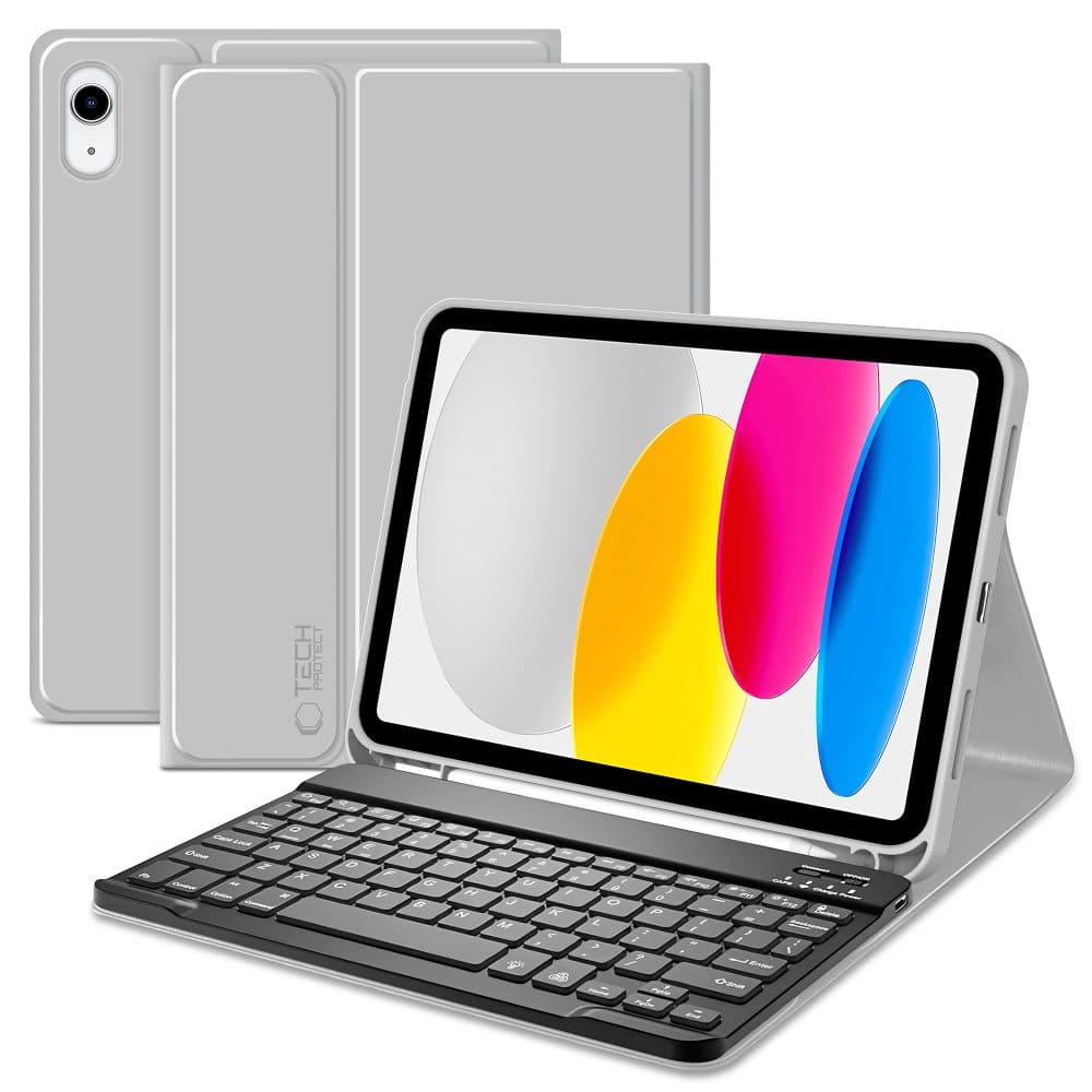 Tech-Protect Sc Pen με Πληκτρολογιο iPad 10.9” 10 / 2022 / 11” 11 / 2025 Γκρι
