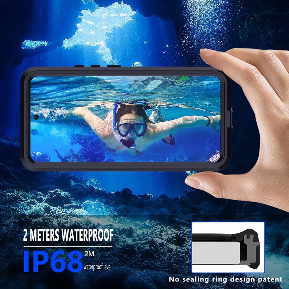 ShellBox - Αδιάβροχη θήκη IP68 - Xiaomi Redmi Note 14 Pro 5G / Poco X7 - Μαύρη 3