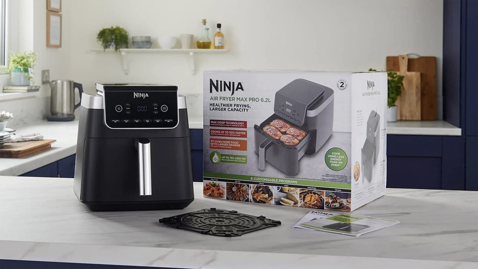 Ninja Smart Air Fryer Pro 4,7L EU AF140EU - Μαύρο 5