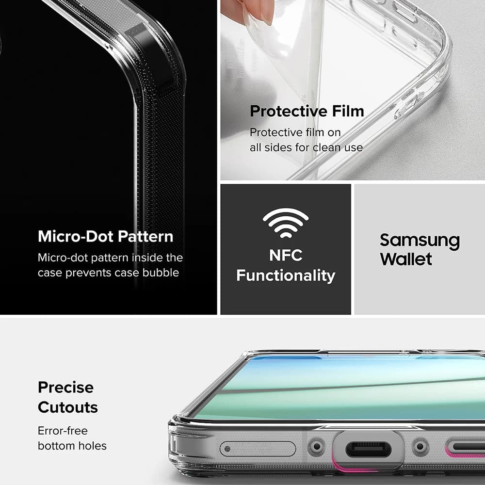 Ringke Fusion - θήκη για Samsung Galaxy A36 / A56 - Διάφανο 6