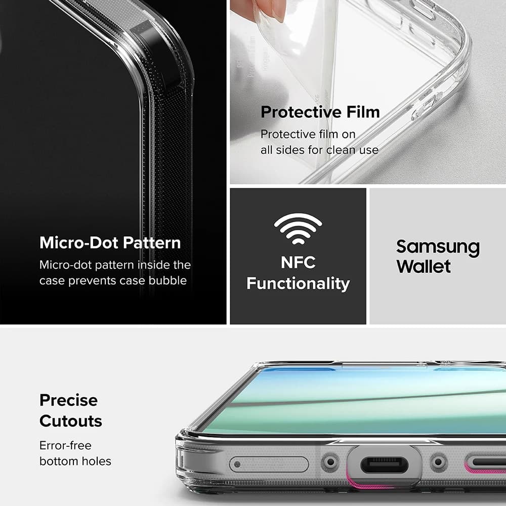 Ringke Fusion - θήκη για Samsung Galaxy A36 / A56 - Διάφανο 6