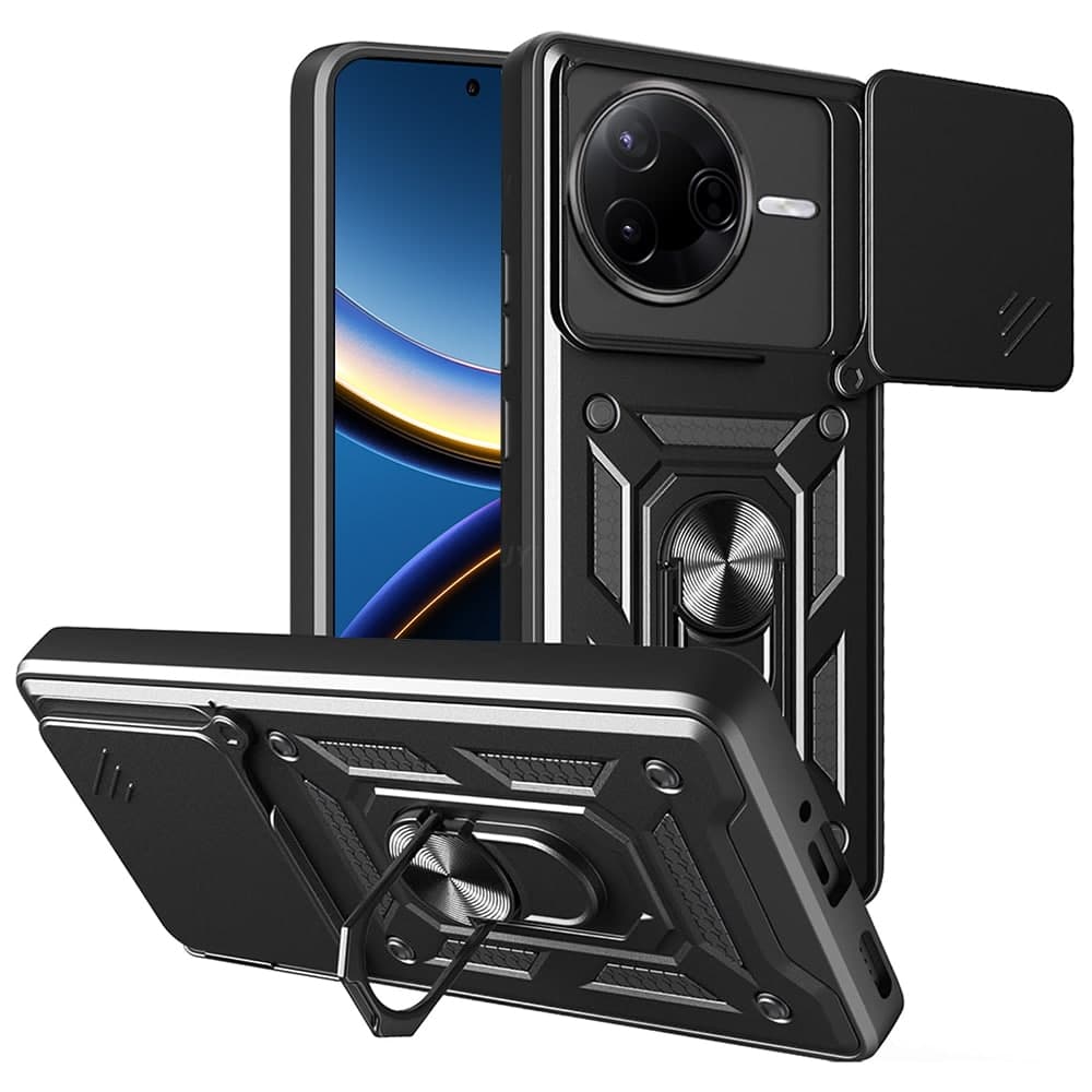 Techsuit CamShield Series - θήκη για Xiaomi Poco F7 Pro - Μαύρο