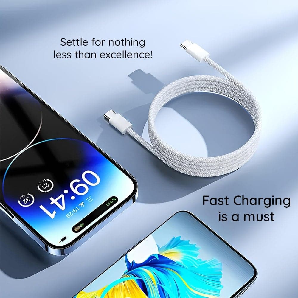 Lito - Καλώδιο δεδομένων (LD04) - Φόρτιση Type-C σε Lightning Fast PD60W, 2m - Λευκό 3