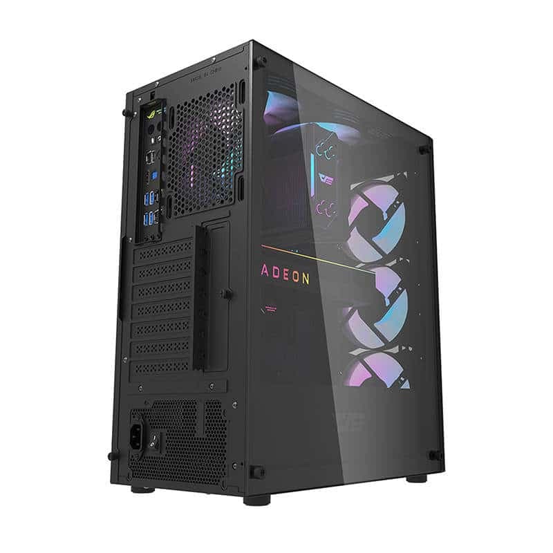 Darkflash DK352 Plus θήκη υπολογιστή (μαύρη) + 4 ανεμιστήρες RGB 3