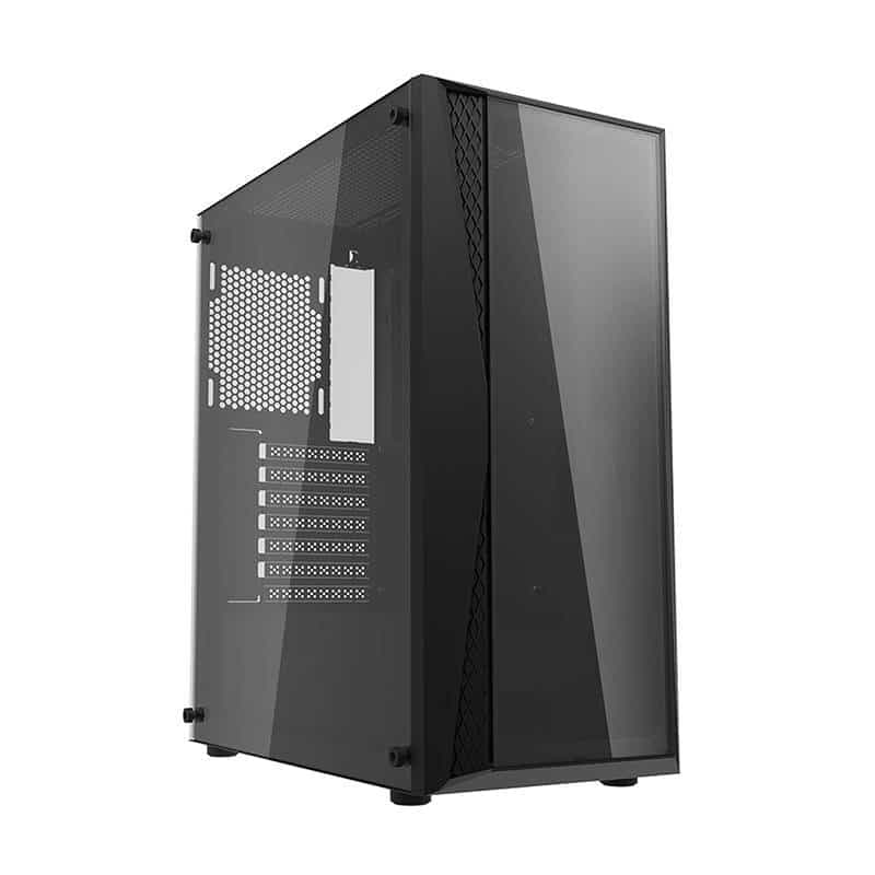 Darkflash DK352 Plus θήκη υπολογιστή (μαύρη) + 4 ανεμιστήρες RGB 5