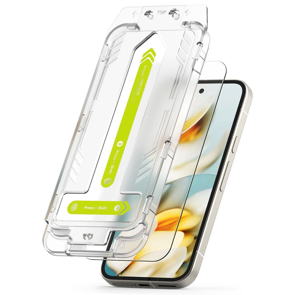 Ringke Easy Slide 2-Pack Απο Σκληρο Γυαλι Google Pixel 9a Διαφανες 2