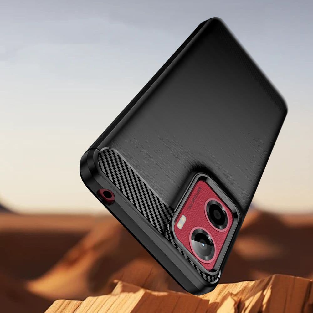 TECH-PROTECT TPUCARBON - θήκη για Motorola Moto G05 / E15 - Μαύρο 2