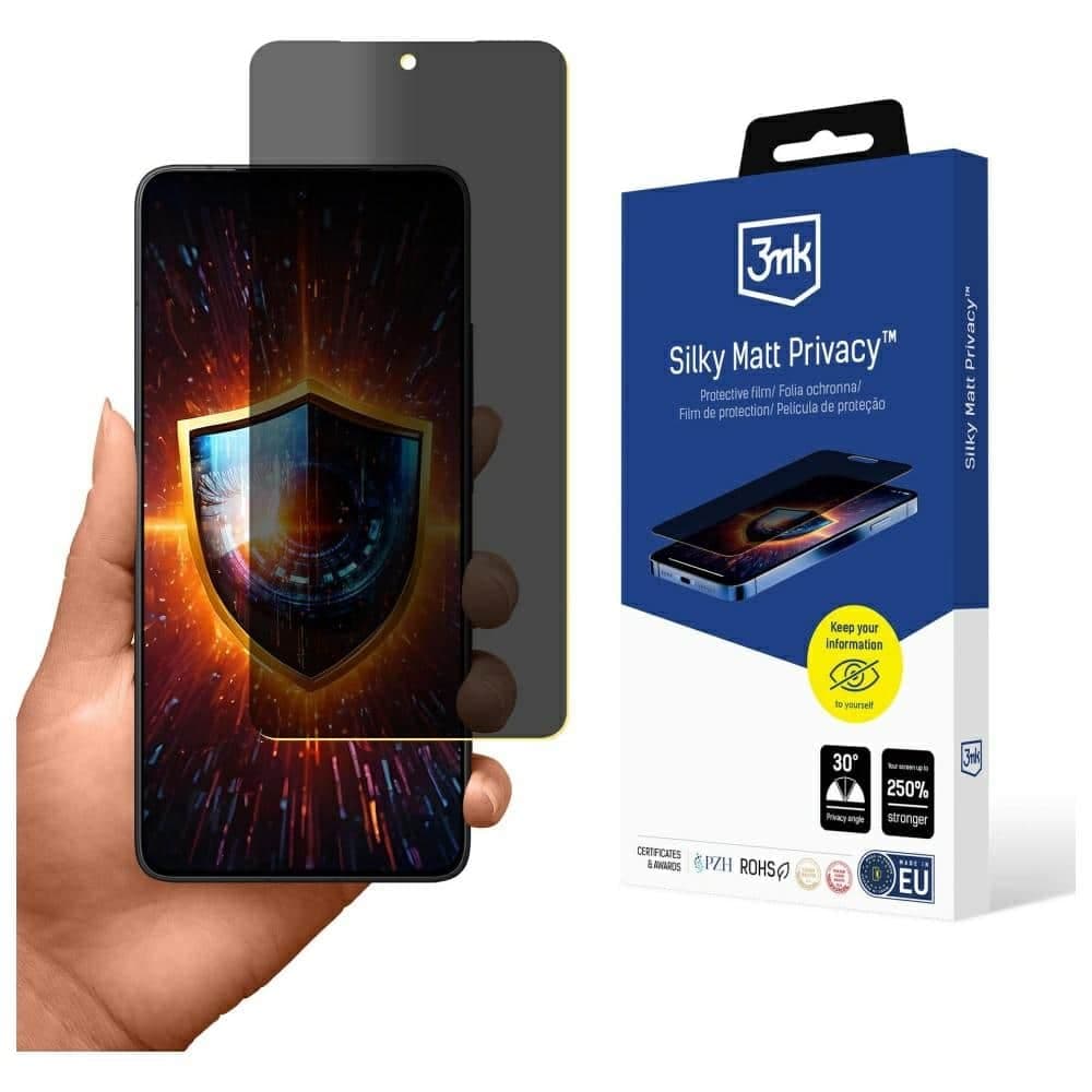 Μεμβράνη προστασίας απορρήτου 3MK Silky Matt για Xiaomi POCO F7 Pro/F7 Ultra